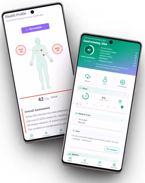 Health Vault platform — interface for doctors and users